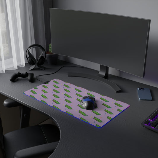 Kawaii Edamame LED Gaming Mouse Pad