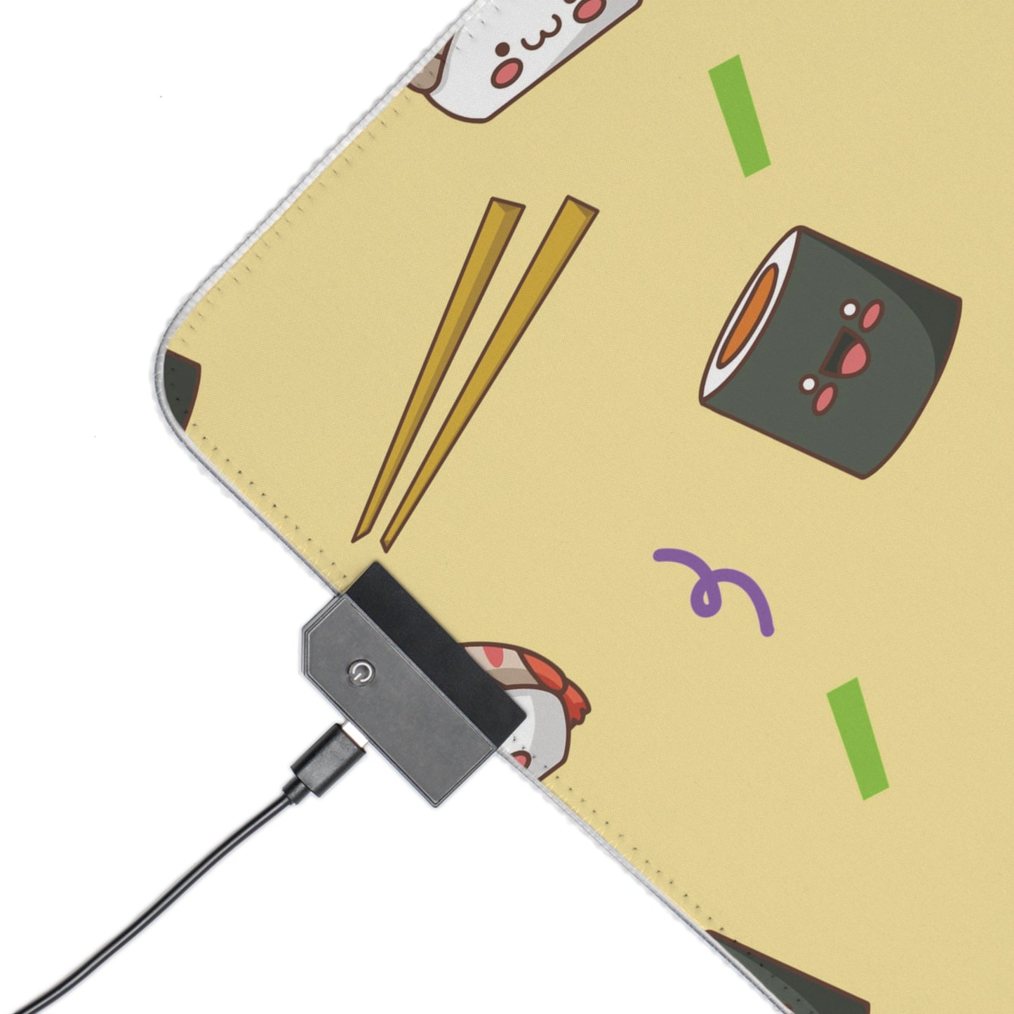 Kawaii Sushi LED Gaming Mouse Pad