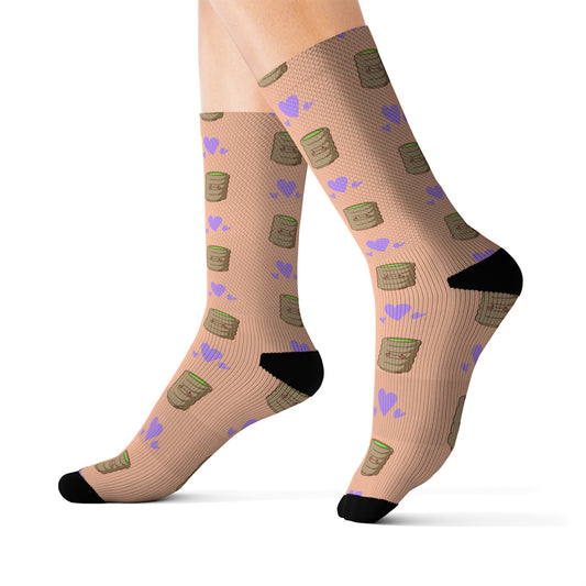 Kawaii Matcha Socks